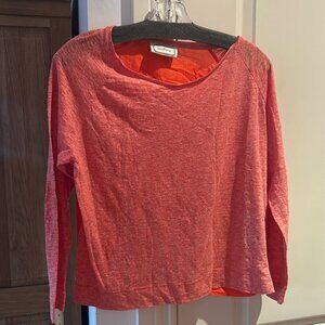 BY MALENE BIRGER cotton and silk pull over top small